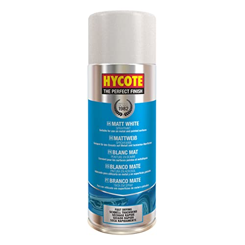 Fast Drying Aerosol Car Spray Paint, Matt White, 13.5 Oz