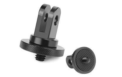 Aluminum Camera Tripod Adapter 1/4"-20 Conversion Adapter Mounts Compatible with Gopro Action Cameras Insta360 and Other Standard 1/4 Accessories, Quarter Inch Mount Adapter (Type AA)