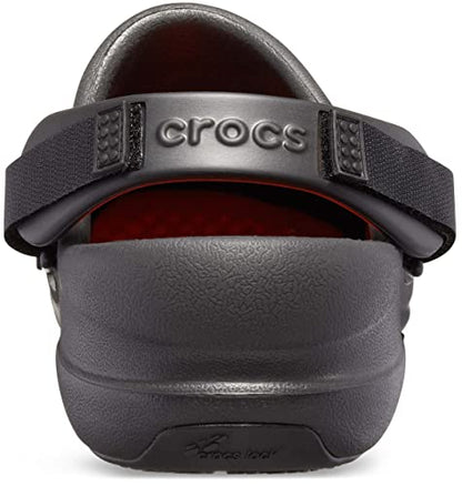 Crocs Unisex Clogs, Black, 7 UK Men/ 8 UK Women