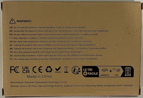 VEDINDUST Ethernet Splitter 1 to 3 1000Mbps High Speed Internet Lan Network Switch With USB C Power Cable for Computers Hubs Routers Set Top Boxes Digital TV