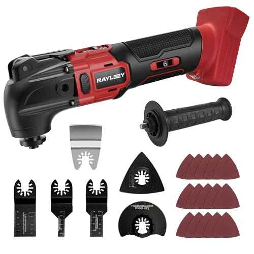 Oscillating Multi-Tool Kit Compatible With MILWAUKEE 18V Battery,Cordless Oscillating Tools With Brushless Motor,6 Speed,22PCS Accessories,4¡Æ Oscillation Angle for Cutting/Grinding/Sanding(Tool Only)