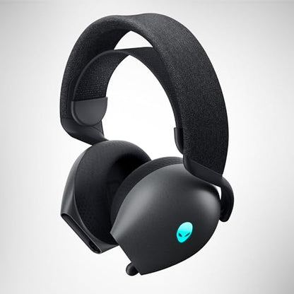 Alienware Tri-Mode Wireless Gaming Headset AW725H - Wired/Wireless, Bluetooth 5.3, Audio Output - 20 Hz, Mini-Phone (3.5mm), Battery Talk Time Up to 55 Hrs (Bluetooth), Dark Side of The Moon
