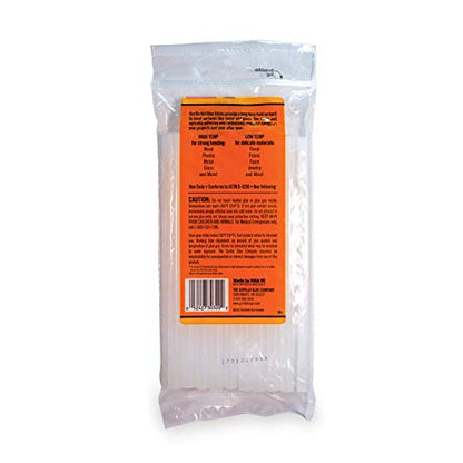 Gorilla 3032016 Hot Glue Sticks 8" Full Size (20 Count), Clear, 1 Pack