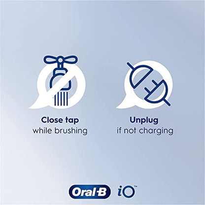 Oral-B iO6 Electric Toothbrushes For Adults, 1 Toothbrush Head & Travel Case, 5 Modes with Ultra-Sensitive, Sensitive Edition, UK 2 Pin Plug, Pink Sand (Packaging may Vary)