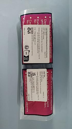 5-Pack MarkField Label Tape Replacement for Dymo Letratag Tape Plastic White 12mm x 4m S0721610, Compatible with Dymo Label Printer LT-110T LT-100H LT-100T QX50 XR XM