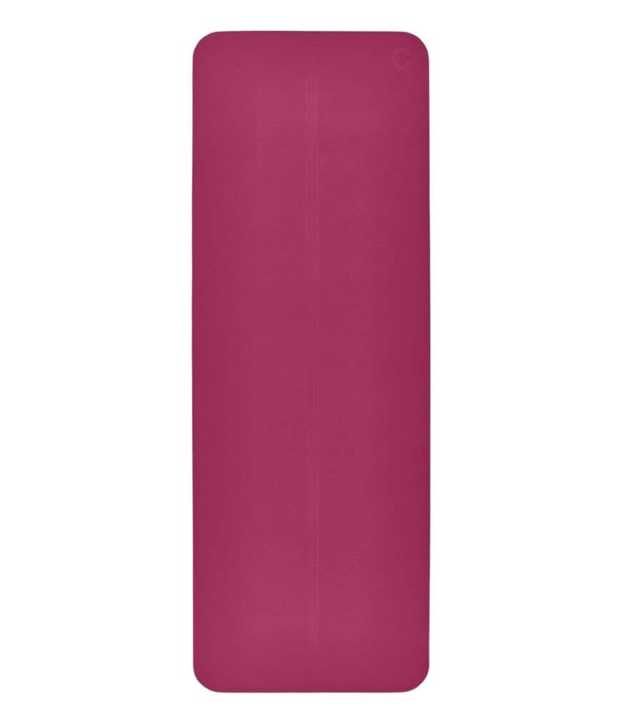 Manduka Begin Yoga Mat 68" - 5mm Cushioning | Comfortable, Lightweight & Reversible with Alignment Stripe | Budget-Friendly | 68 x 24 inches
