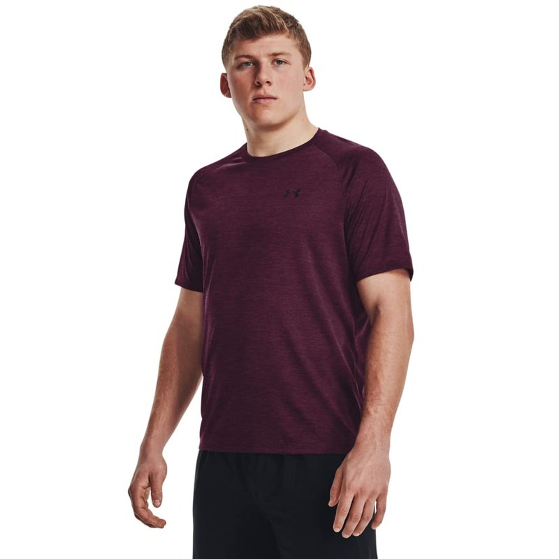 Under Armour Men's Tech 2.0 Short-Sleeve T-Shirt, (572) Purple Stone / / Black, Large Tall