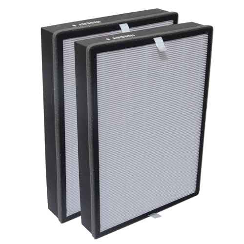 PUREBURG Replacement True HEPA Filters Compatible with Inofia PM1320 Air Purifier, H13 3-Stage Filtration Activated carbon 2-in-1 Air Clean Dust VOCs Odor PM2.5,2-Pack
