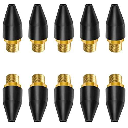 10 Pcs Rubber Air Tool For Air Nozzle Tip, Blow Gun Rubber Tip For Air Tool, Parts Air Nozzle For Air Blow Guns Tool For Air Tool Parts & Accessories Air Blow Guns Tool Black
