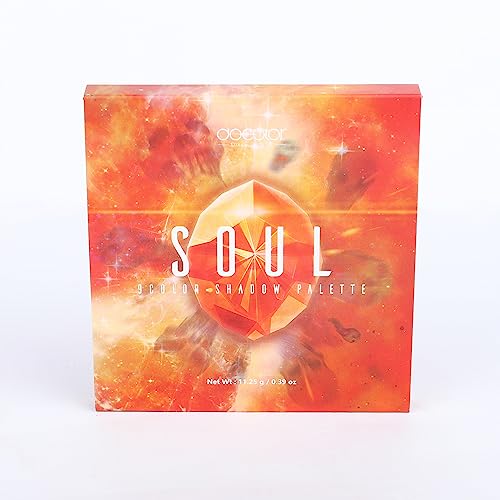 docolor Eyeshadow Palette 9Colors Orange Eyeshadow Gemstone Shadow Palettes Highly Pigmented Mattes Shimmers Smokey Glitter Cream Colorful Powder Blendable Long Lasting Waterproof Makeup Palette