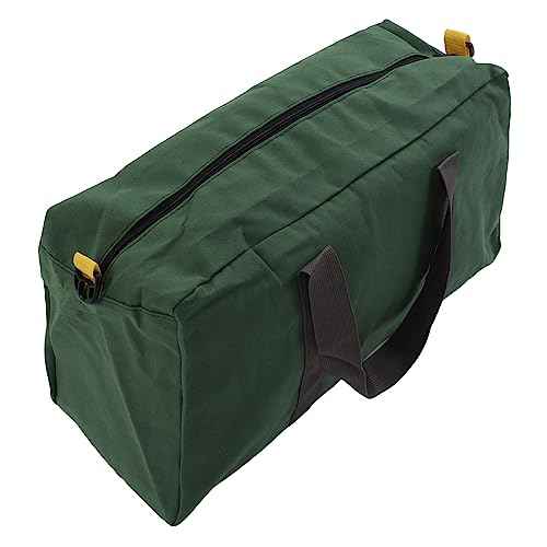 Fdit Hand Tool Storage Bag, Wearable Material Tool Tote Heavy Duty Large Capacity Wide Mouth Portable for Wrenches for Electrician (20in / 50.8cm)