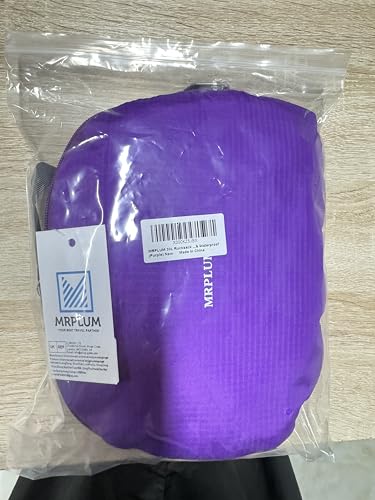 MRPLUM 30L Rucksack Foldable Ultralight Packable Backpack, Unisex Durable Handy Daypack for Travel & Outdoor Sports Durable & Waterproof (Purple)