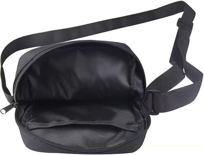 COEQINE Halloween Purse Skull Crossbody Bags Goth for Women Men Goth Teen Purse Novelty Travel Skull Couple Pattern Mini Messenger Bag for Teens Party