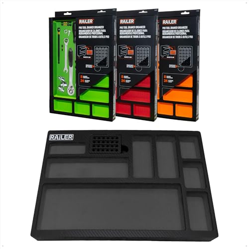 Railer EVA Foam Tool Tray ? Premium Tool Box Accessories & Storage Organizer with a Built-In Bit & Socket Organizer for Your Tool Drawer