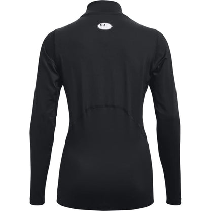 Under Armour Men's UA HG Armour Comp Mock LS Shirt Black
