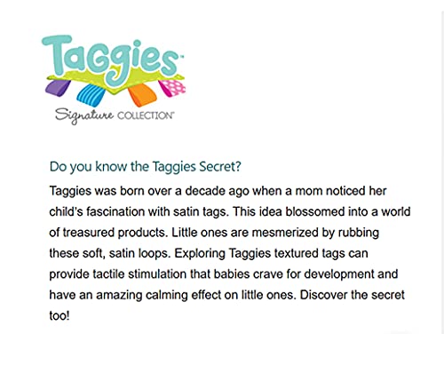 Taggies Stuffed Animal Security Blanket, 30 x 30-Centimetres, Flora Fawn