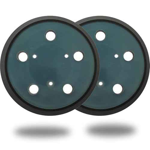 5-Inch 5 Hole Replacement Sander Pad for Porter Cable 333 333VS Random Orbit Sanders -2 Pack 5¡± Hook and Loop Sanding Pad for Woodworking and DIY Projects