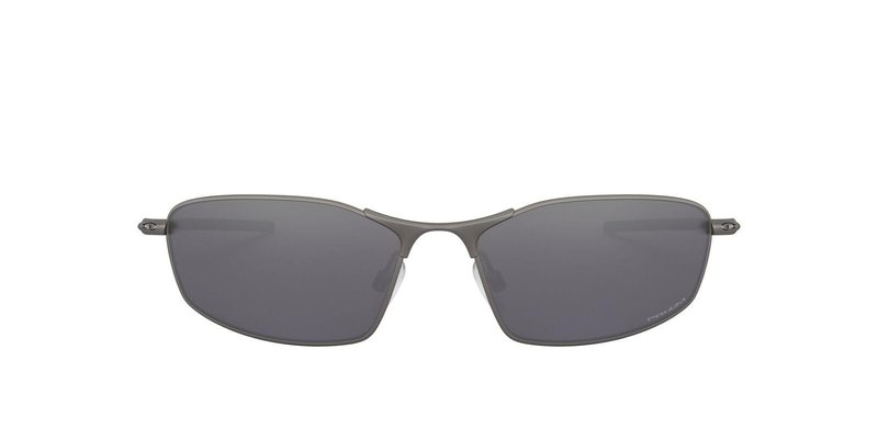 Oakley Sunglasses for Men - OO4141 Whisker Oval Sunglasses PRIZM Lenses- Carbon/PRIZM Black - Size 60
