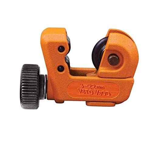 Edward Tools Harden Pro Mini Pipe Cutter 1/8¡± to 7/8¡± - Cuts Copper, Aluminum, Metal - Multi Use Tube Cutter, PVC Cutter - Cuts Arrows, Lines - Heavy Duty Steel Blade Pipe Cutter Wheel