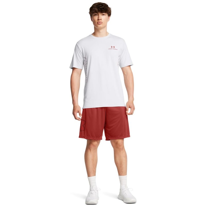 Under Armour Men's Tech Graphic 10" Shorts, (840) Earthen Orange / / Black, XX-Large