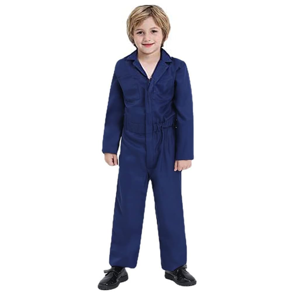 Kuberas Kids Killer Costume for Boys Scary Kills Jumpsuit Coveralls Mask with Blood Toy Halloween Cosplay Outfits