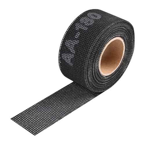 180 Grit Mesh Sandpaper Roll, 1-1/2" x 5 Yard Plumbing Sanding Cloth - Double Side Open Mesh Silicon Carbide Abrasive Roll for Copper Pipe, Wood and Metal Sanding