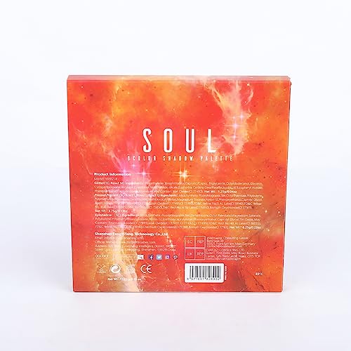 docolor Eyeshadow Palette 9Colors Orange Eyeshadow Gemstone Shadow Palettes Highly Pigmented Mattes Shimmers Smokey Glitter Cream Colorful Powder Blendable Long Lasting Waterproof Makeup Palette