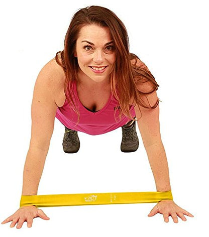 Fit Simplify 10 Inch Resistance Loop Exercise Bands, Set of 5, Assorted Colors