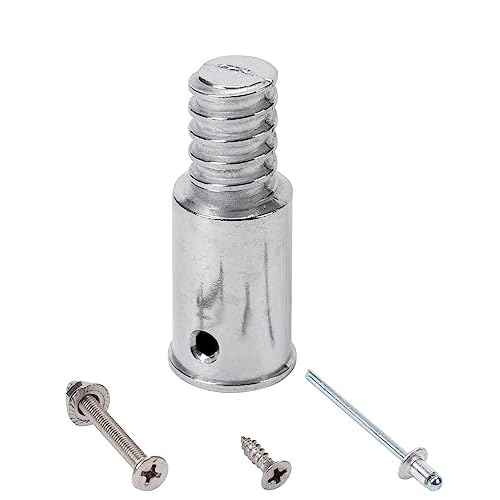 Metal 3/4" (.75) Threaded Tips Replacement Kits for Telescopic Extension Poles Repairing