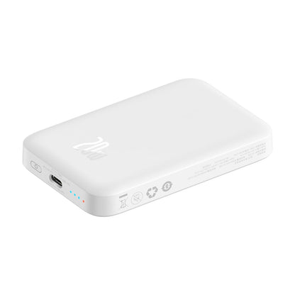 Baseus Magsafe Portable Charger for iPhone, 10,000mAh 15W Magnetic Power Bank, Qi2 Certified Fast Charging Wireless Battery Pack, 22.5W USB-A & 20W USB-C for iPhone 17/16/15/14/13/12, 2025 Version