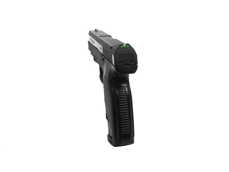ASG Steyr M9-A1 .177 Caliber Steel BB Gun Non-Blowback Air Pistol, Silver/Black