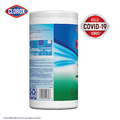 Clorox Disinfecting Wipes, Fresh Scent, 75 Count Canister