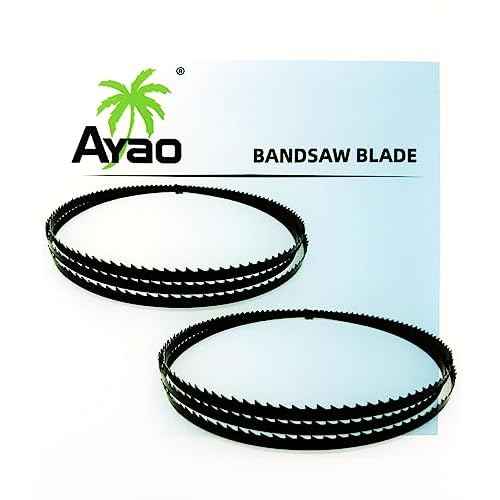 AYAO 116" X 1/4" X 12TPI Bandsaw Blades to fit Jet JWBS-14SFX Band Saws, 2PK