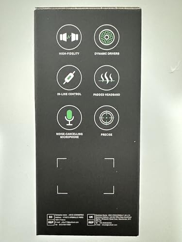 Fachixy FC100 Gaming Headset with Microphone for PS4, PS5, Switch, Xbox, PC, Mac, Gamer Headset with RGB Light, Computer Headphones with Mic