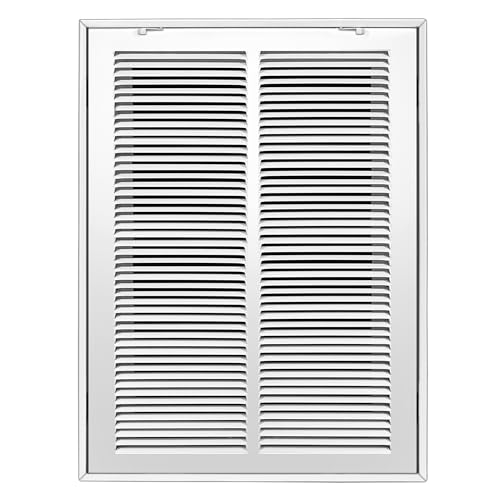 Fancat Return Air Filter Grille for 14x20 Duct Opening, Steel Return Air Grille with Removable Door for 1-Inch Filters, HVAC Vent Cover Grill for Sidewall/Ceiling, Outer Dimensions: 16 5/8"Wx22 5/8"H