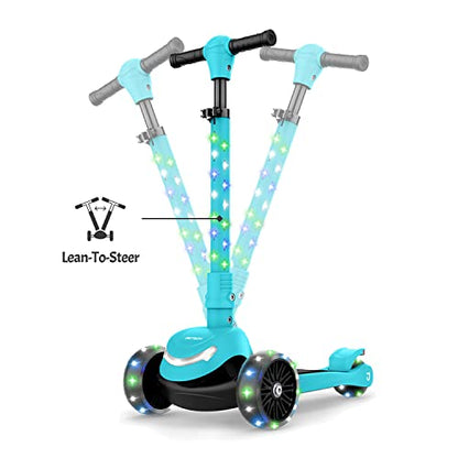 Jetson Scooters - Jupiter Mini 3 Wheel Kick Scooter, Blue, Foldable, Lightweight, Portable