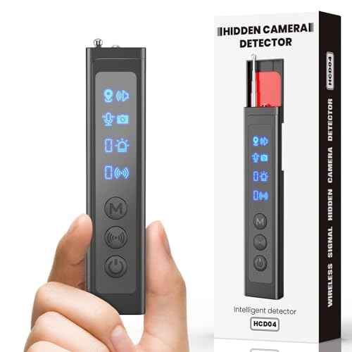 Hidden Camera Detector?,Professional RF Signal Scanner, Bug Detector,Wireless Tracker Detector, Rechargeable Portable Hidden Camera Locator for Office, Hotel, and Travel Securit