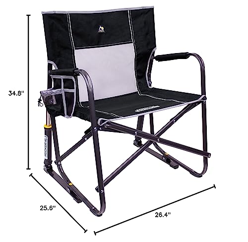 GCI OUTDOOR Freestyle Rocker XL Portable Folding Rocking Chair and Outdoor Camping Chair