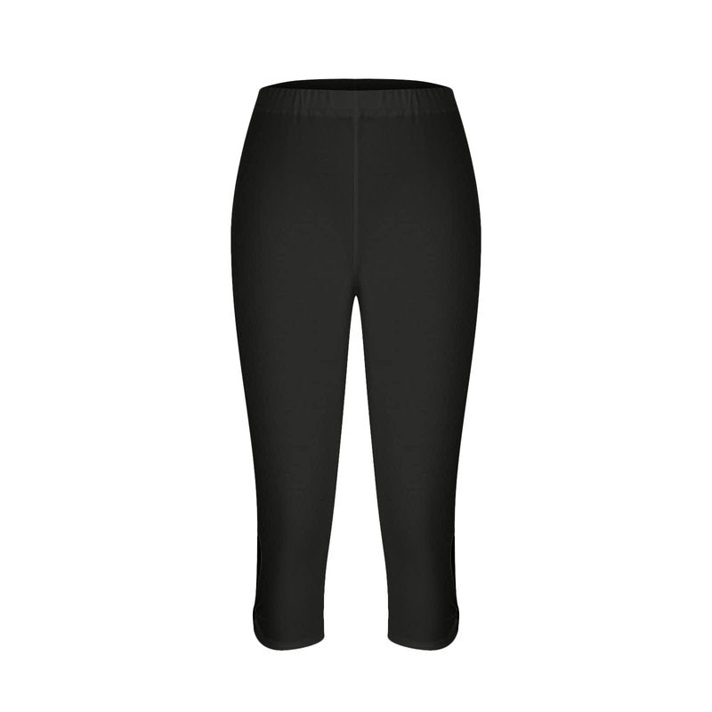 Cheyubny Capri Leggings for Women 2026 Summer Stretch Plus Size High Waisted Soft Casual Workout Yoga Pants with Pockets