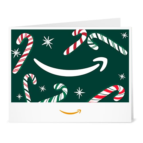 Amazon Gift Card - Print - Candy Canes | Christmas