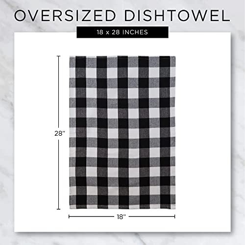 DII Everyday Pets Kitchen Collection Absorbent Dishtowel Set, 18x28, Cat Print, 3 Count