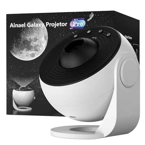 Galaxy Projector, Star Projectors Home Planetarium Space Ceiling Starry Sky Night Light with 3 HD Glass Slides, Galaxy Projector Pro for Kid Adult Bedroom Birthday Gift