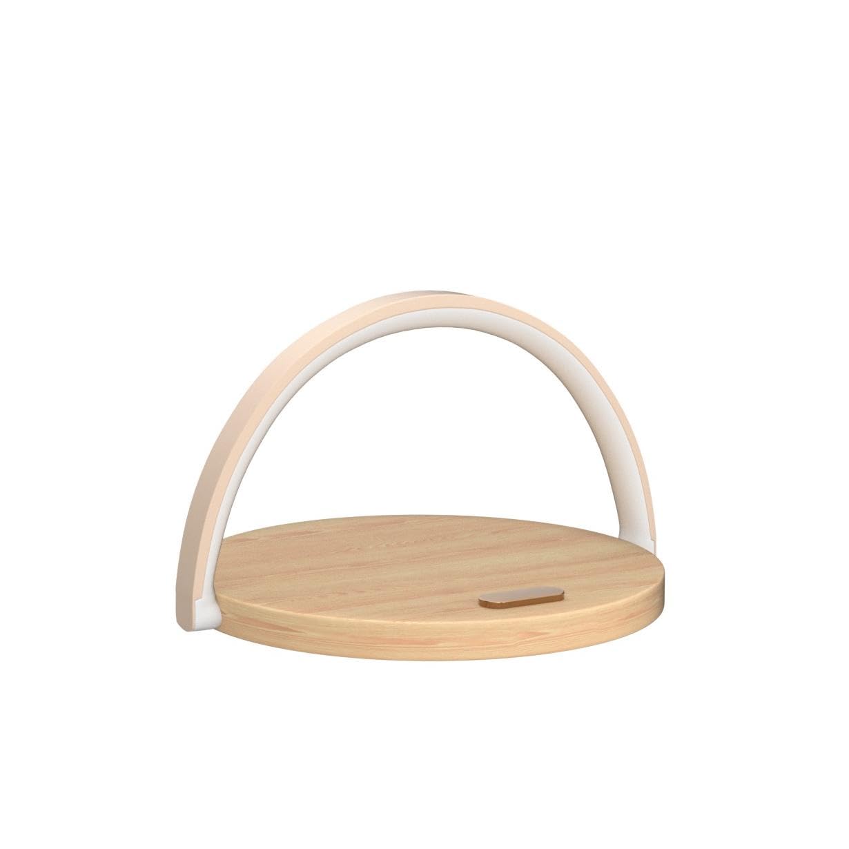 COLSUR Bedside Lamp with Wireless Charging, Table Lamp with Touch Control, 3 Brightness Levels, Cell Phone Holder and Eye-Caring Night Light for Kids Adult Home Bedroom Office