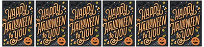 Hallmark Pack of Halloween Cards, Happy Halloween (6 Cards with Envelopes)