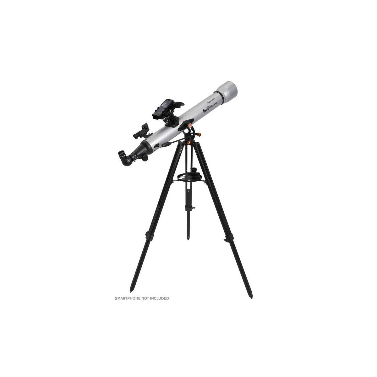 Celestron StarSense Explorer LT 80AZ App-Enabled Telescope – 80mm Refractor with Smartphone Dock & StarSense App – iPhone & Android Compatible – Easy-to-Use for Beginners