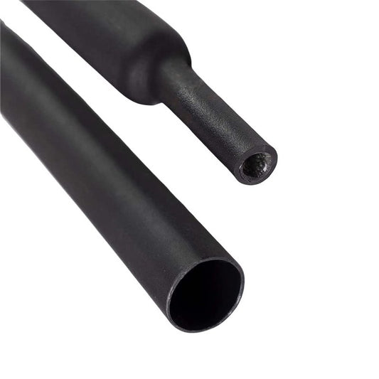 Kable Kontrol Heat Shrink Tubing 3/8 Inch 3:1 Dual Wall Adhesive Lined 4 Ft Long - Cable Sleeve for Automotive and Electrical Use – Waterproof Marine Heat Shrink Tube Wire Wrap, Black