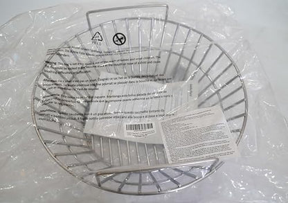 Onlyfire Stainless Steel Charcoal Ash Basket Fits for Large BGE, Kamado Joe Classic