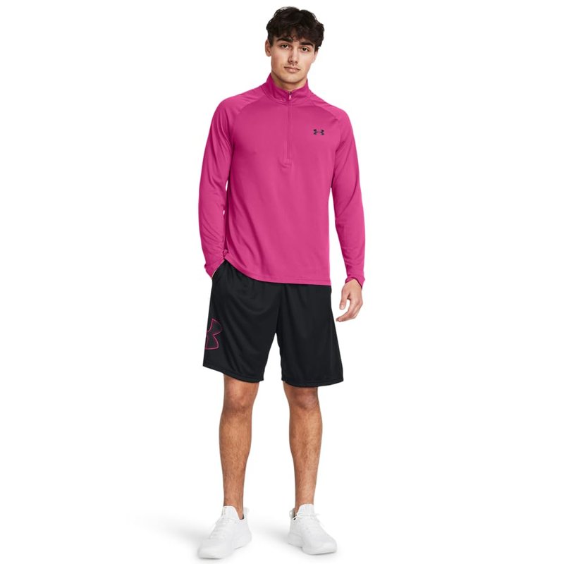 Under Armour Men's Tech Graphic 10" Shorts, (019) Black / / Astro Pink, 5X-Large