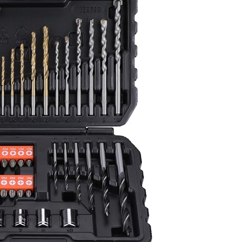 BLACK+DECKER 50 Pc. Mixed Drill and Screwdriver Bit Set, A7188-XJ