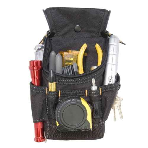 Custom Leathercraft CLC 1523 Ziptop Utility Pouch, Small
